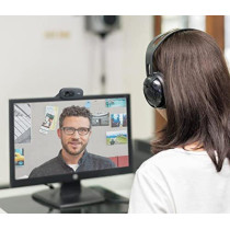 Logitech C505e HD Business Webcam - 720p HD External USB Camera for Desktop Or Laptop with Long-Range Microphone, Compatible with PC Or Mac - Grey