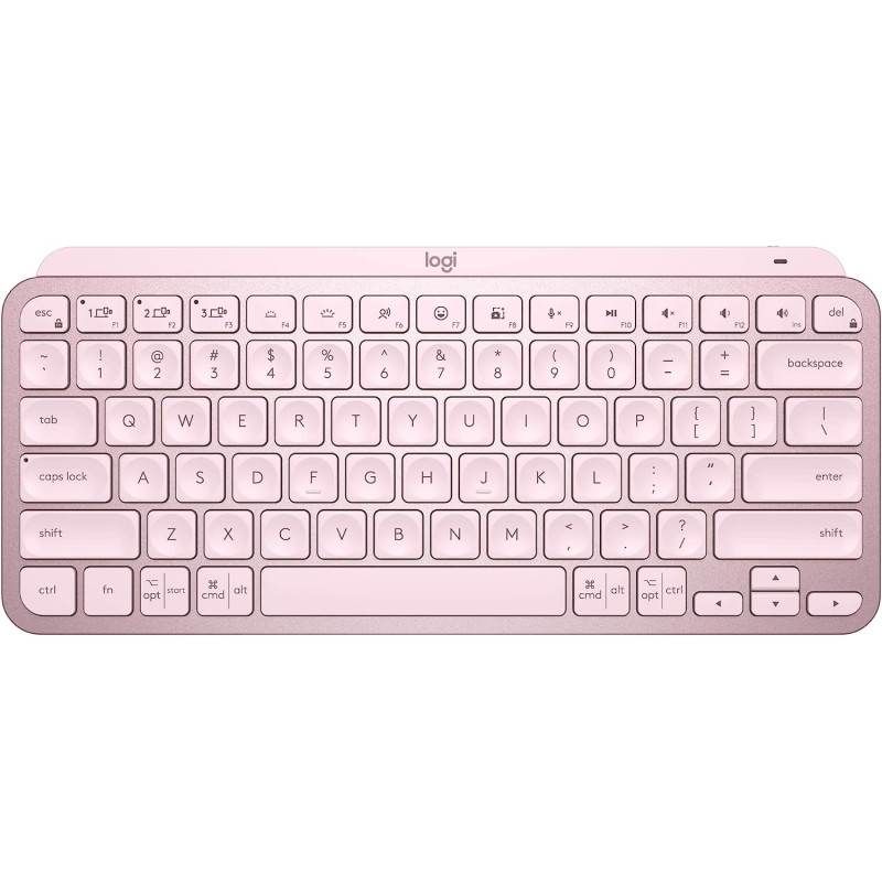 Logitech USB -c Backlit Mx Keys Wireless Illuminated Keyboard - Rose