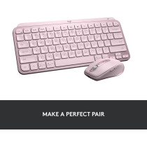 Logitech USB -c Backlit Mx Keys Wireless Illuminated Keyboard - Rose