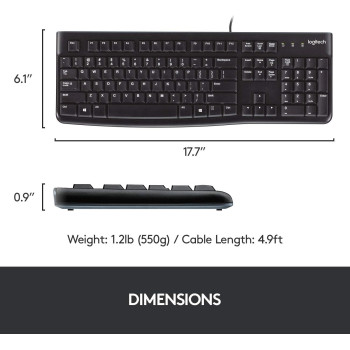 LOGITECH 920-002479 KEYBOARD K120 FOR BUSINESS US INT L LAYOUT US - (Keyboards &gt; Keyboards)