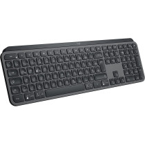 Logitech MX Keys Advanced Illuminated Wireless Keyboard, Bluetooth, Tactile Responsive Typing, Backlit Keys, USB-C, PC/Mac/Laptop Windows/Linux/IOS/Android, English Layout QWERTY - Graphite Black