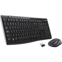 Logitech MK240 Nano 79-Key Wireless Keyboard w/Mouse