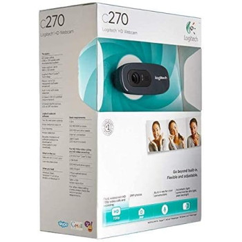 Logitech 1280 x 720 Resolution Webcam ForPC Mac - C270
