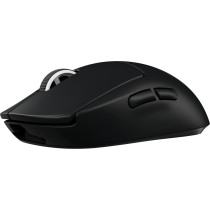 Logitech G PRO X SUPERLIGHT Wireless Gaming Mouse, HERO 25K Sensor, Ultra-light with 63g, 5 Programmable Buttons, 70 hours Battery Life, Zero Additive PTFE Feet, PC/Mac - Black