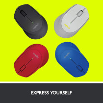 Logitech M280 Wireless Mouse, 2.4 GHz with USB Nano Receiver, 1000 DPI Optical Tracking, 3 Buttons, 18 Month Life Battery, PC/Mac/Laptop Blue, 910-004290, M280 Blue