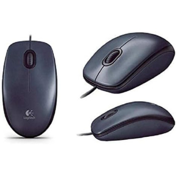 Logitech M90 USB Mouse For PC and Laptop