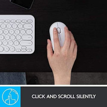 Logitech 9100-05-541/M350 Wireless Mouse (Off White)