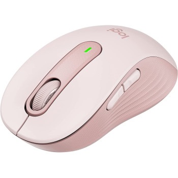 Logitech Signature M650 Wireless Mouse - for Small to Medium Sized Hands, 2-Year Battery, Silent Clicks, Customisable Side Buttons, Bluetooth, for PC/Mac/Multi-Device/Chromebook - Rose