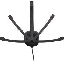 Logitech 3.5 mm Analog Stereo Headset H151 with Boom Microphone (981-000587) Plus Bonus USB Extenders