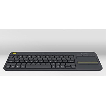 Logitech 920-007157 WIRELESS TOUCH KEYBOARD K400 PLUS BLACK HU VERSION HU - (Keyboards > Keyboards)