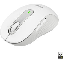 Logitech Signature M650 Wireless Mouse - for Small to Medium Sized Hands, 2-Year Battery, Silent Clicks, Customisable Side Buttons, Bluetooth, for PC/Mac/Multi-Device/Chromebook - Off-White