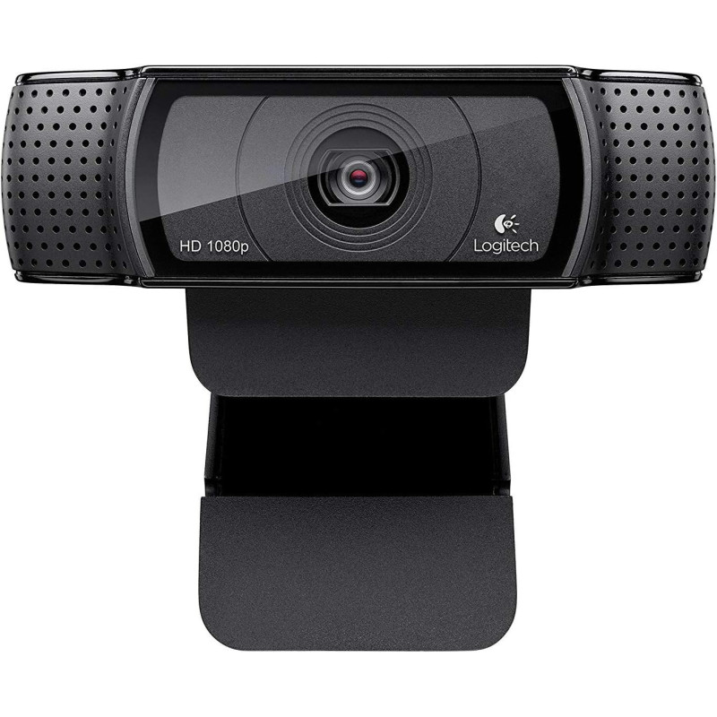 Logitech HD PRO C920 Widescreen Video Calling and Recording - Webcam, Black