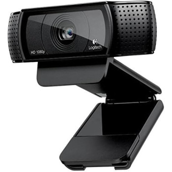 Logitech HD PRO C920 Widescreen Video Calling and Recording - Webcam, Black