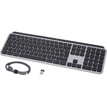 Logitech MX Keys Advanced Wireless Illuminated Keyboard for Mac, Backlit LED Keys, Bluetooth,USB-C, MacBook Pro,Macbook Air,iMac, iPad Compatible, Metal Build