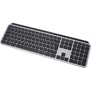 Logitech MX Keys Advanced Wireless Illuminated Keyboard for Mac, Backlit LED Keys, Bluetooth,USB-C, MacBook Pro,Macbook Air,iMac, iPad Compatible, Metal Build