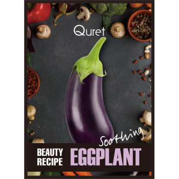 Quret Beauty Recipe Mask - Eggplant [Soothing]