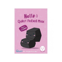 Hello  Quret Friends Mask - Charcoal