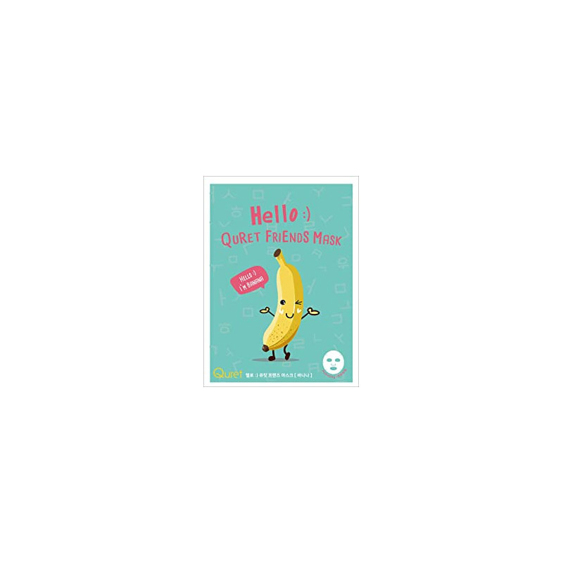 Hello  Quret Friends Mask - Banana