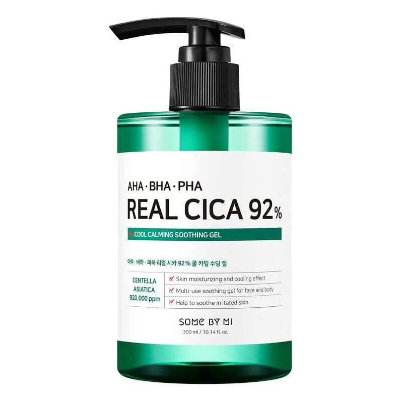 SOME BY MI AHA, BHA, PHA Real Cica 92% Cool Calming Soothing Gel