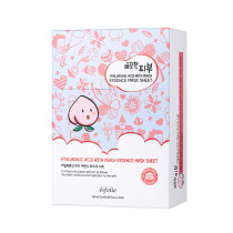 Esfolio Pure Skin Hyaluronic Acid With Peach Essence Mask Sheet 25Ml