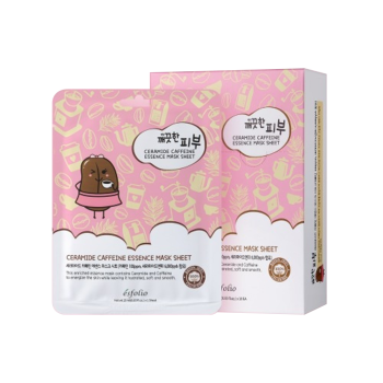 Esfolio Pure Skin Ceramide Caffeine Essence Mask Sheet 25Ml