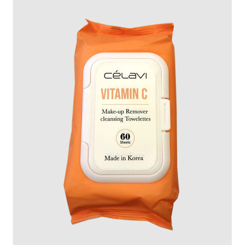 Celavi Vitamin C Makeup Remover Cleansing Towelettes 60sheets