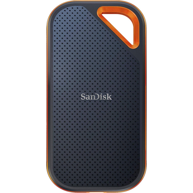 SanDisk Extreme Pro 4TB Portable NVMe SSD, USB C, up to 2000MB/s, Ruggedised and Water Resistant SDSSDE81 4T00 G25, Blue, Pro, 4 TB