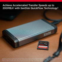 SanDisk 256GB Extreme PRO SDXC card + RescuePRO Deluxe, up to 200MB/s, UHS I, Class 10, U3, V30 SDSDXXD 256G GN4IN, Black