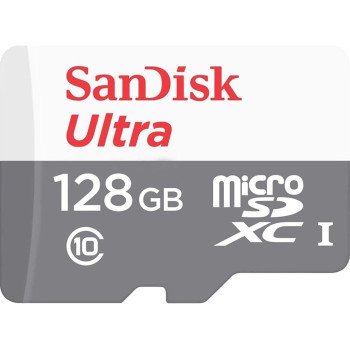 SanDisk 128GB Ultra 80MB/s UHS-I Class 10 microSDXC Card-SDSQUNS-128G-GN6MN