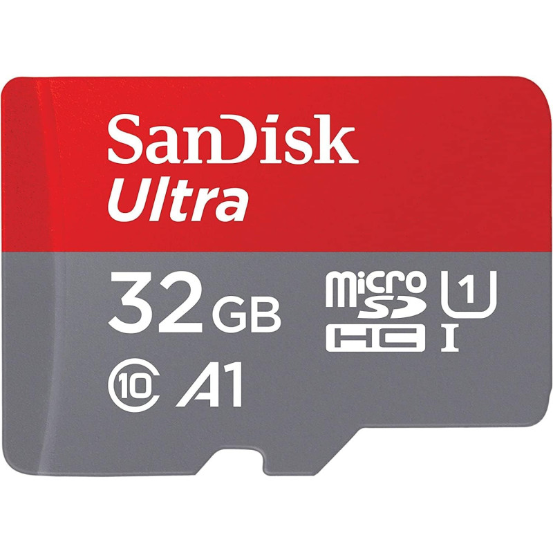 SanDisk 32GB Ultra microSDHC UHS-I Card A1 Class 10 120MB/s - SDSQUA4-032G-GN6MN