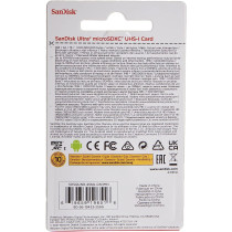 Sandisk 256GB Ultra Microsdxc Uhs 1 Card 100Mb/S Grey -SDSQUNR-256G-GN3MN