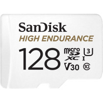 Sandisk 128Gb High Endurance Video Microsdxc Card With Adapter For Dash Cam And Home Monitoring Systems - C10, U3, V30, 4K Uhd, Micro Sd Card - Sdsqqnr-128G-Gn6Ia