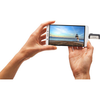 Sandisk ultra dual drive usb type-c 256gb - sdddc2-256g-g46, silver, 164113, sandisk ultra dual drive usb type-c 256