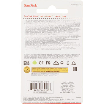 Sandisk Microsd 32Gb100Mb/S SDSQUNR-032G