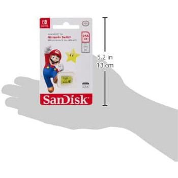 Sandisk 256GB Microsdxc Uhs I Memory Card For Nintendo Switch Sdsqxao 256G Gn3Zn, Yellow