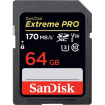 Sandisk 64Gb Extreme Pro Sdxc Uhs-I Card - C10, U3, V30, 4K Uhd, Sd Card - Sdsdxxy-064G-Gn4In