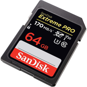 Sandisk 64Gb Extreme Pro Sdxc Uhs-I Card - C10, U3, V30, 4K Uhd, Sd Card - Sdsdxxy-064G-Gn4In