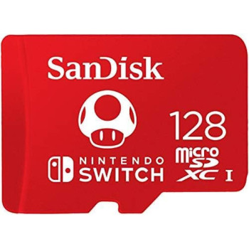SanDisk 128GB MicroSDXC UHS-I Memory Card for Nintendo Switch - SDSQXAO-128G-GNCZN