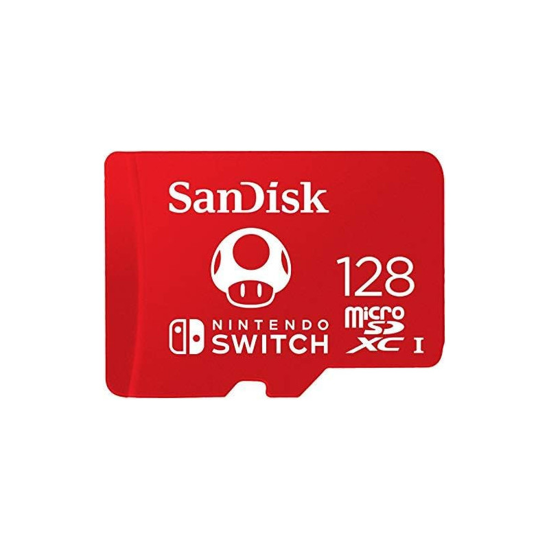 SanDisk 128GB MicroSDXC UHS-I Memory Card for Nintendo Switch - SDSQXAO-128G-GNCZN