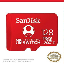 SanDisk 128GB MicroSDXC UHS-I Memory Card for Nintendo Switch - SDSQXAO-128G-GNCZN