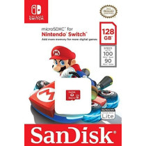 SanDisk 128GB MicroSDXC UHS-I Memory Card for Nintendo Switch - SDSQXAO-128G-GNCZN