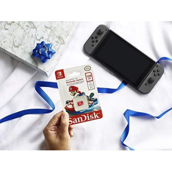 SanDisk 128GB MicroSDXC UHS-I Memory Card for Nintendo Switch - SDSQXAO-128G-GNCZN
