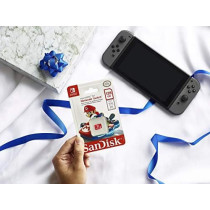 SanDisk 128GB MicroSDXC UHS-I Memory Card for Nintendo Switch - SDSQXAO-128G-GNCZN