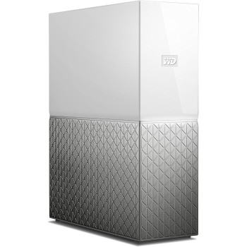 Western Digital Wd 4Tb My Cloud Home 1-Bay Personal Cloud Nas Storage (1 X 4Tb), White, Wdbvxc0040Hwt-Eesn, My Cloud Home 4Tb, 4 Tb