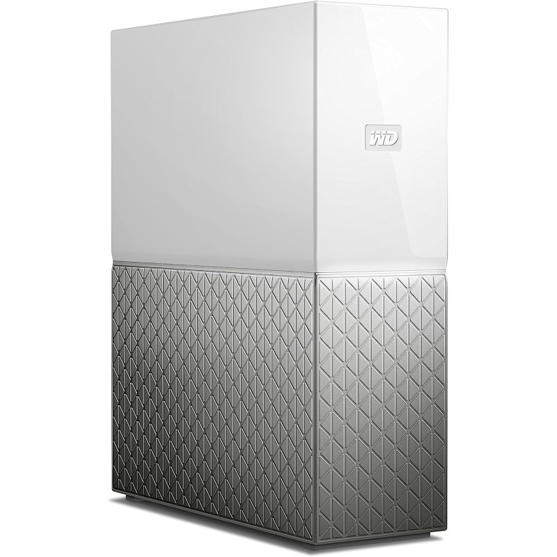 Western Digital Wd 4Tb My Cloud Home 1-Bay Personal Cloud Nas Storage (1 X 4Tb), White, Wdbvxc0040Hwt-Eesn, My Cloud Home 4Tb, 4 Tb