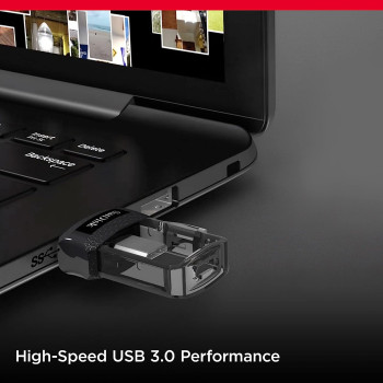 Sandisk Sddd3-032G-G46 Ultra Dual Drive M3.0 For Andriod Smartphones - 32Gb- Black (Pack Of1)