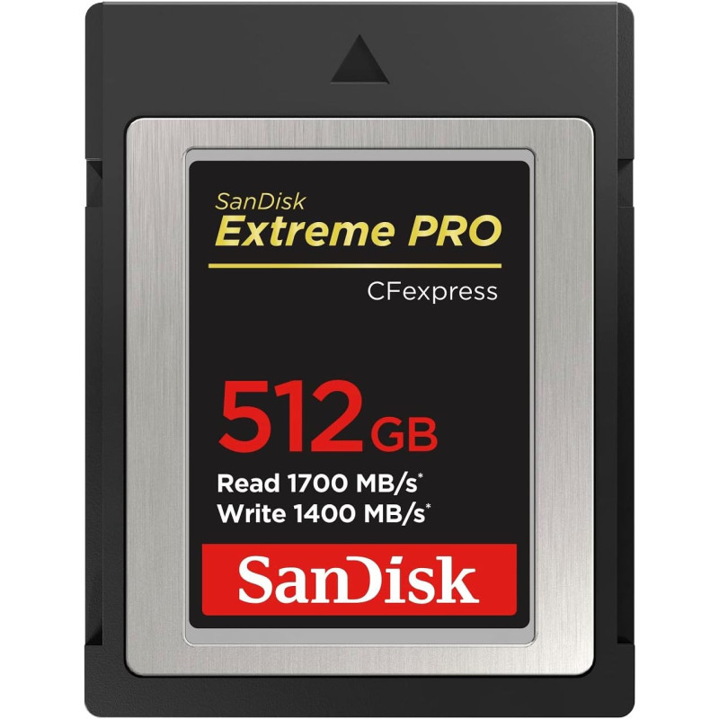 SanDisk 512GB Extreme PRO CFexpress Card Type B - SDCFE-512G-GN4NN