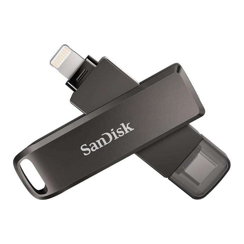 Sandisk 64GB SanDisk iXpand Flash Drive Luxe SDIX70N 064G GN6NN, Silver