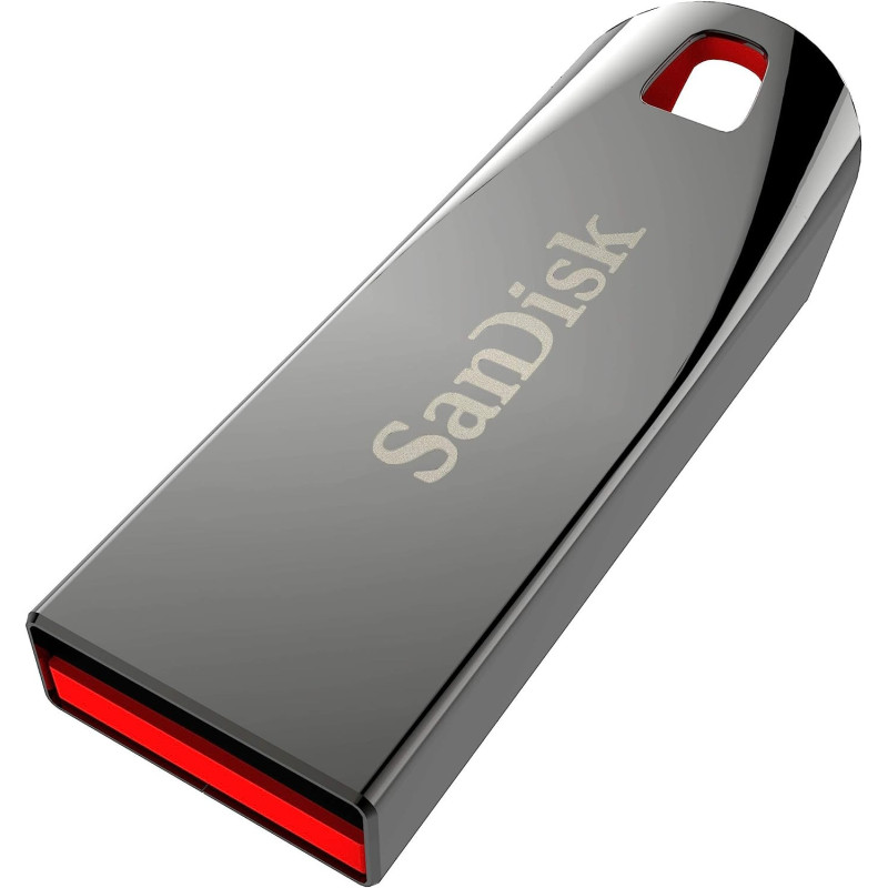 Sandisk CRUZERFORCE-64GB-SL Cruzer Force USB Flash Drive - 64GB- Silver (Pack of1)