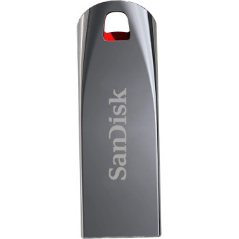 Sandisk CRUZERFORCE-64GB-SL Cruzer Force USB Flash Drive - 64GB- Silver (Pack of1)